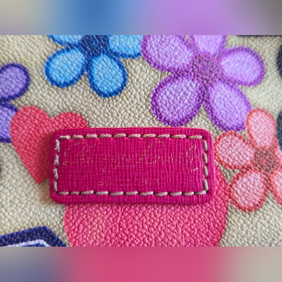Dooney & Bourke Colorful Floral Wristlet With Unbranded Strap - Picture 3 of 7